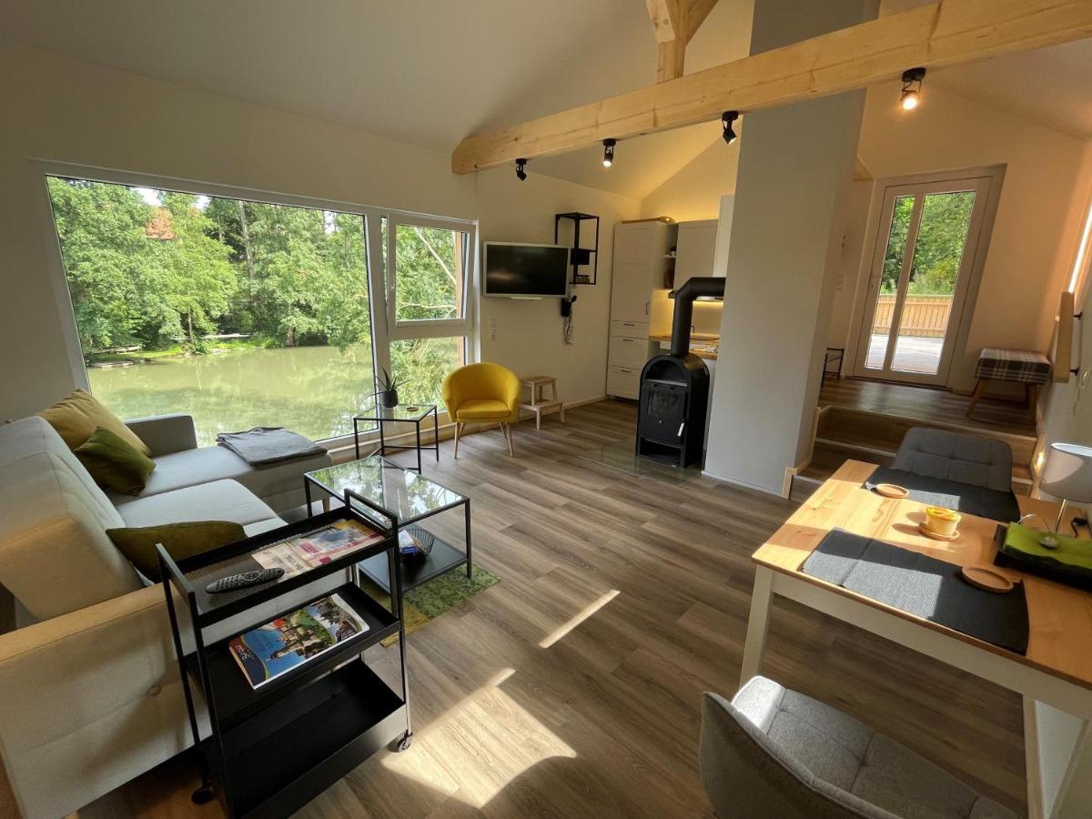 Ferienwohnung Panorama Teichblick Heldritt Exteriör bild